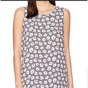 Anne Klein Floral High/Low Swing Top